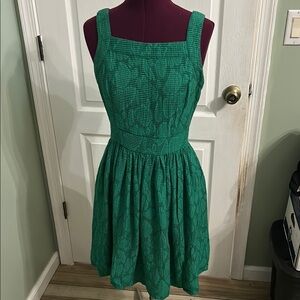 Duro Olowu Elegant Green Sleeveless Dress size 2